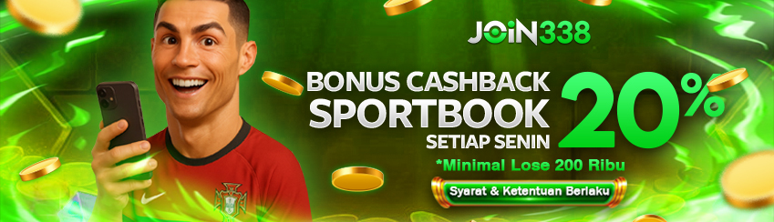 BONUS CASHBACK SPORTSBOOK 20%